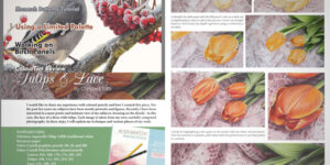 Article Lace&Tulips in Colored Pencil Magazine