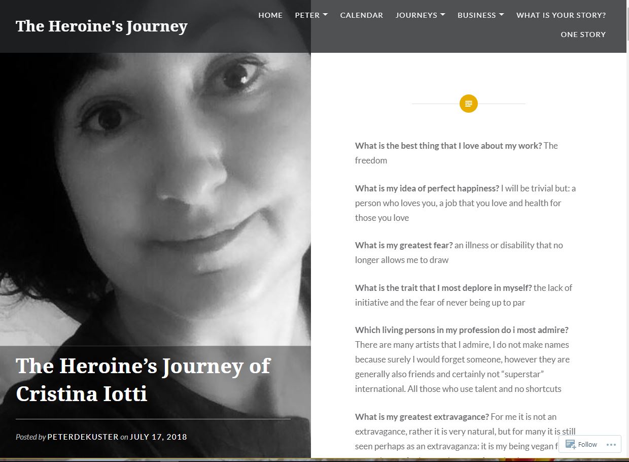 my interview on Heroine’s Journey