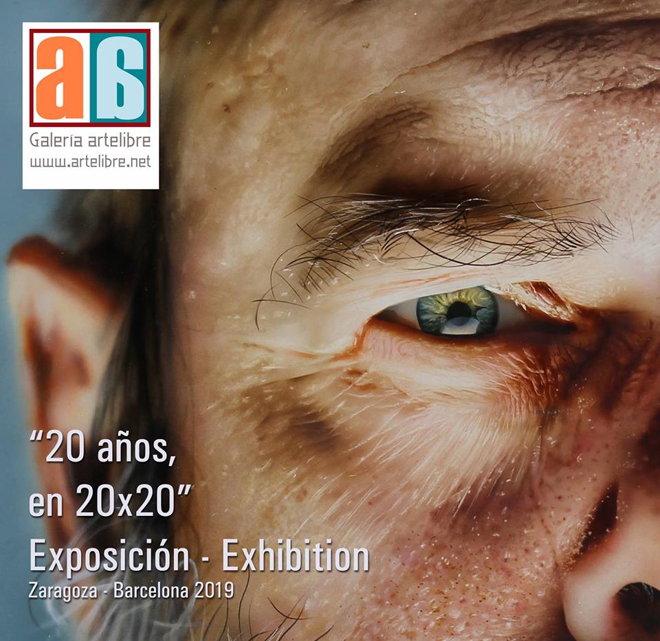 Galeria artelibre Exposición “20 años, en 20×20”